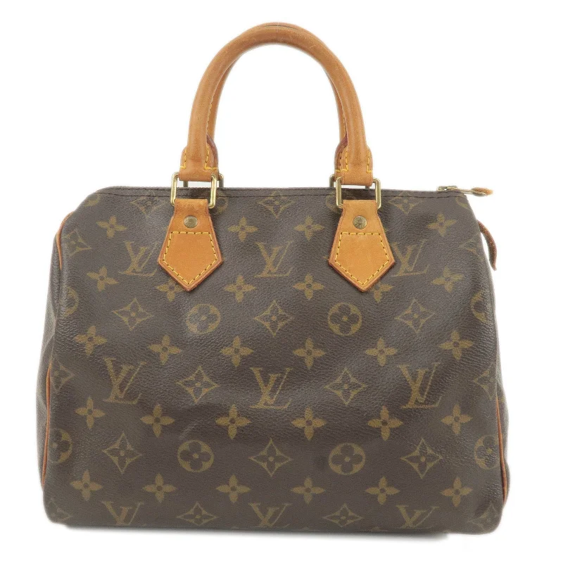 Louis Vuitton Monogram Speedy 25 Hand Bag Boston Bag M41528