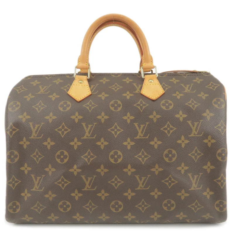 Louis Vuitton Monogram Speedy 35 Hand Bag Boston Bag M41524