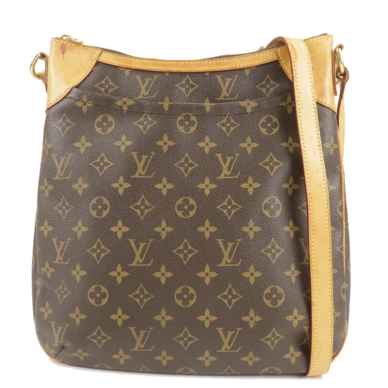 Louis Vuitton Monogram Odeon MM Shoulder Bag Brown M56389