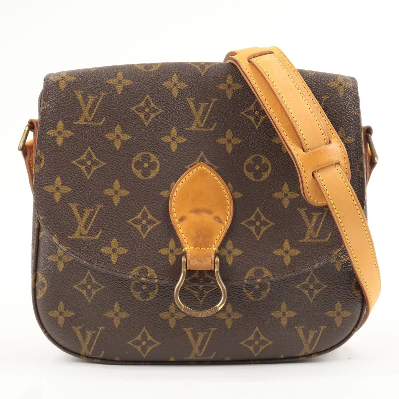 Louis Vuitton Monogram Saint Cloud GM Shoulder Bag Brown M51242