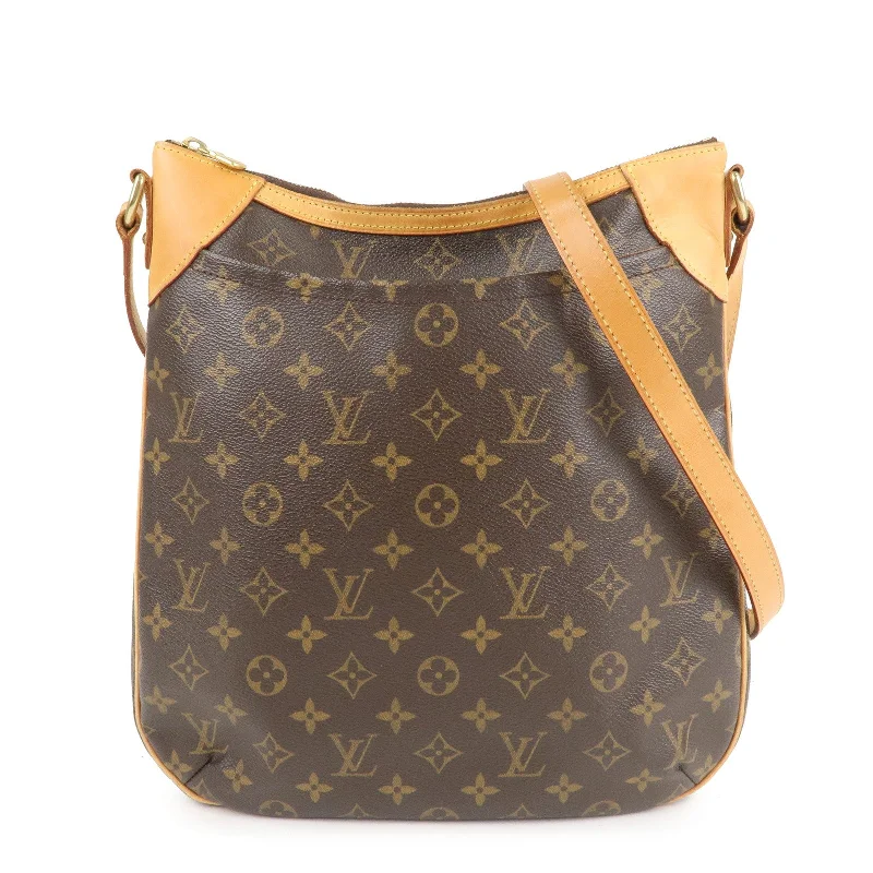 Louis Vuitton Monogram Odeon MM Shoulder Bag Brown M56389