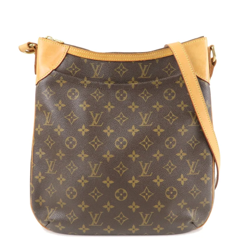 Louis Vuitton Monogram Odeon MM Shoulder Bag Brown M56389