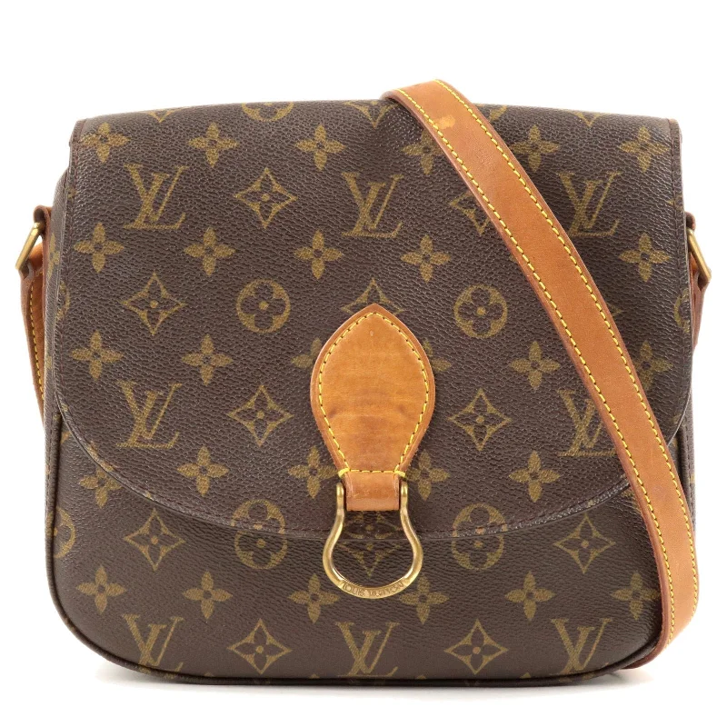 Louis Vuitton Monogram Saint Cloud GM Shoulder Bag Brown M51242