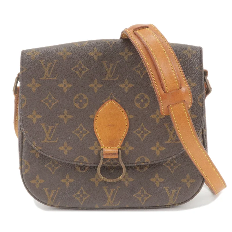 Louis Vuitton Monogram Saint Cloud GM Shoulder Bag Brown M51242