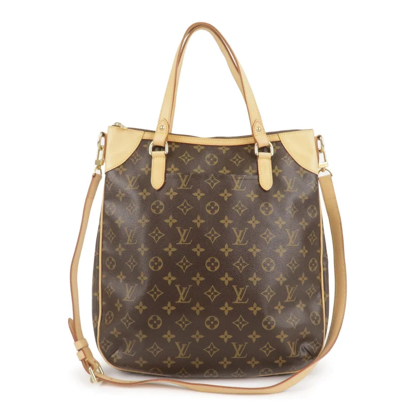 Louis Vuitton Monogram Odeon GM Shoulder Bag Brown M56388