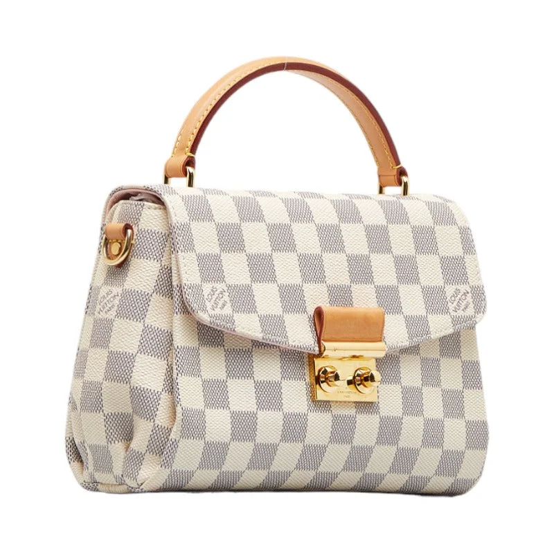 Louis Vuitton Damière Azur N41581 Handbag PVC/Laser White