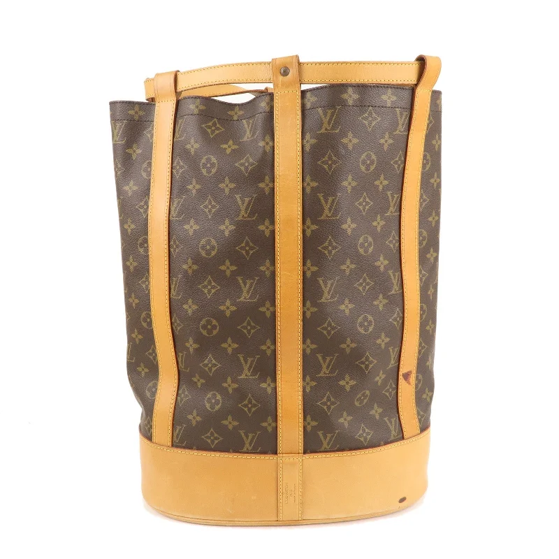 Louis Vuitton Monogram Randonnee GM Laundry Bag Brown M42244