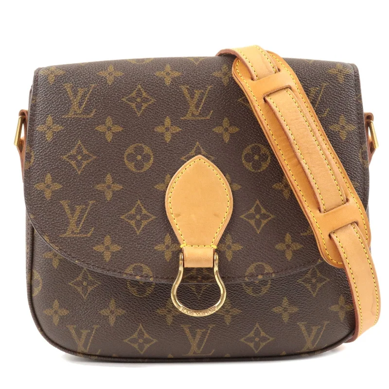 Louis Vuitton Monogram Saint Cloud GM Shoulder Bag Brown M51242