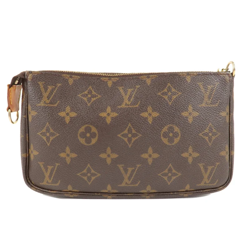 Louis Vuitton Monogram Pochette Accessoires M51980 Brown