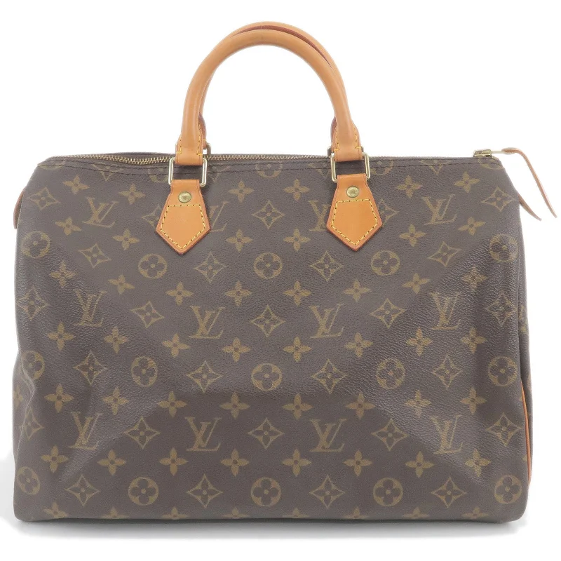 Louis Vuitton Monogram Speedy 35 Hand Bag Boston Bag M41524