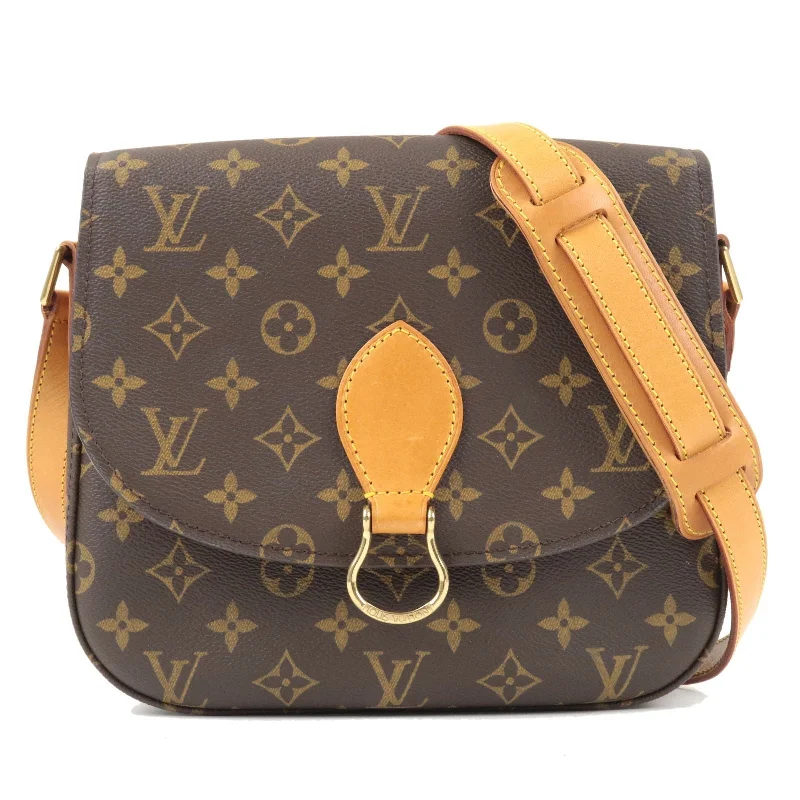 Louis Vuitton Monogram Saint Cloud GM Shoulder Bag Brown M51242