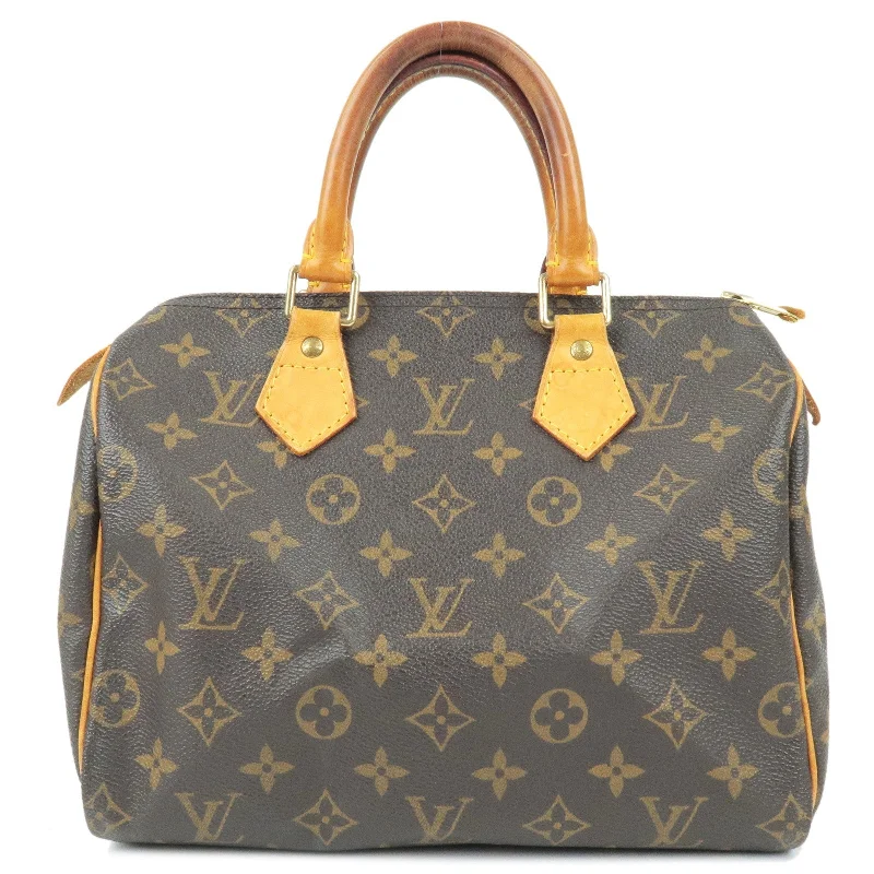 Louis Vuitton Monogram Speedy 25 Hand Bag Boston Bag M41528