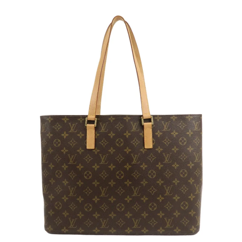 Louis Vuitton Monogram Luco Tote Bag Hand Bag Brown M51155