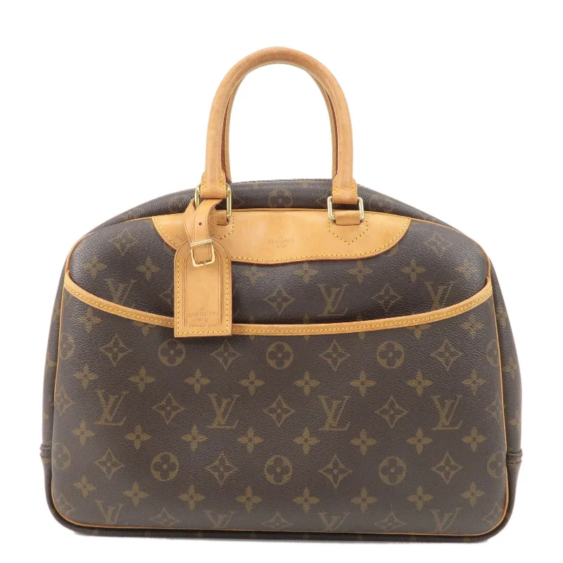 Louis Vuitton Monogram Deauville Hand Bag Brown M47270