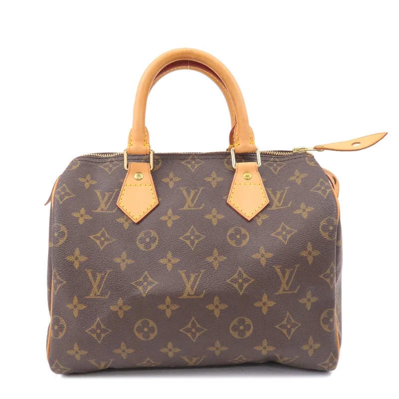 Louis Vuitton Monogram Speedy 25 Hand Bag Boston Bag M41528