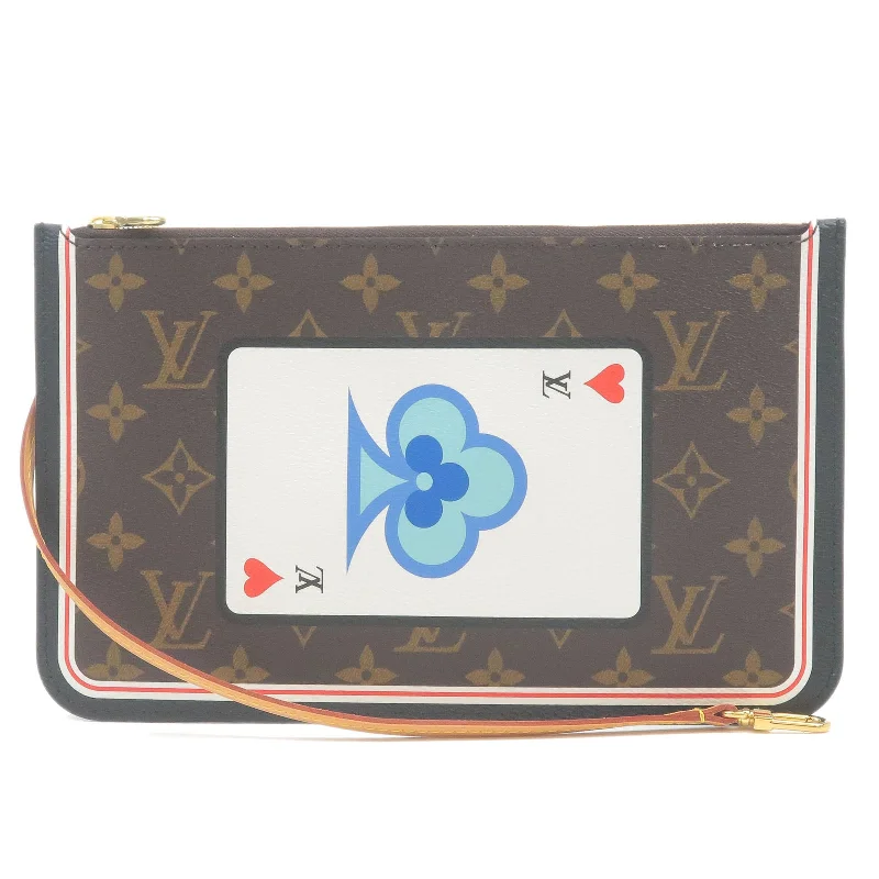 Louis Vuitton Monogram Pouch For Game On Neverfull Wristlet