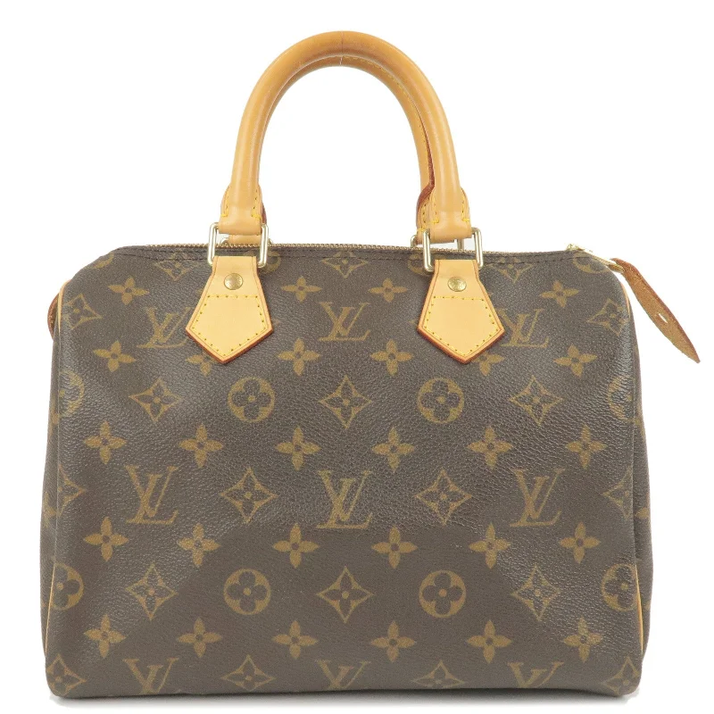 Louis Vuitton Monogram Speedy 25 Hand Bag Boston Bag M41528