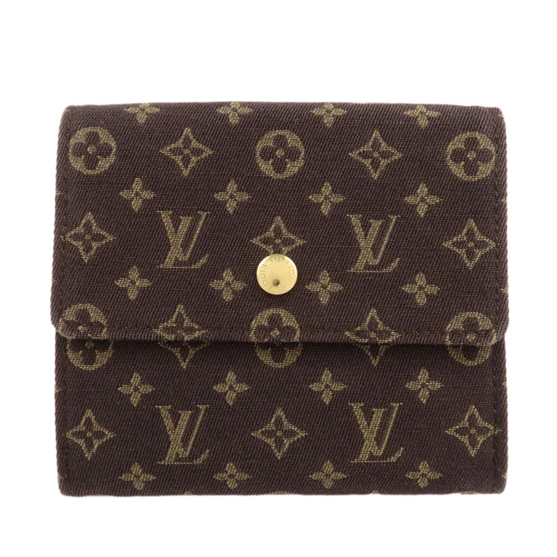 Louis Vuitton Monogram Mini Lin Portefeuille Elise Wallet M95233