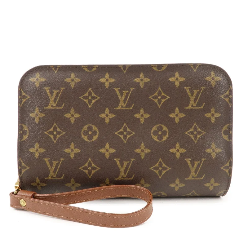 Louis Vuitton Monogram Orsay Clutch Bag Pouch Brown M51790