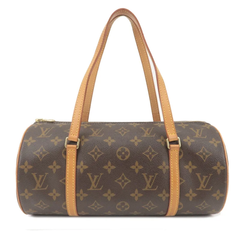 Louis Vuitton Monogram Papillon 30 Hand Bag Brown M51385