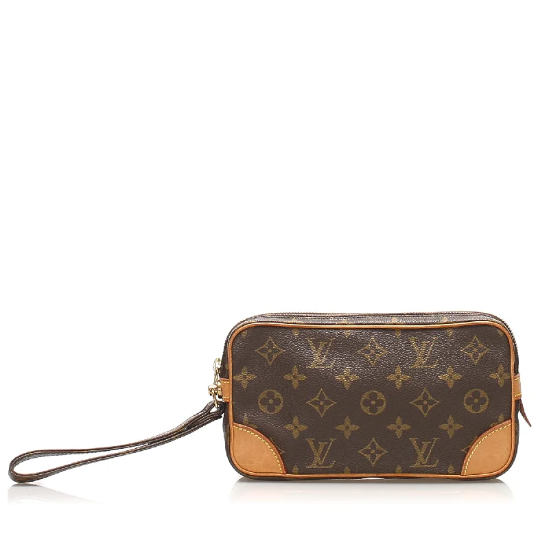 Monogram Marly Dragonne PM Wristlet