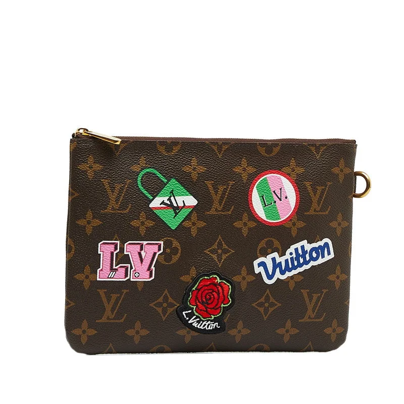 Louis Vuitton Monogram City  Patch — Collection Pocket M63447 Brown Multicolor PVC Men LOUIS VUITTON