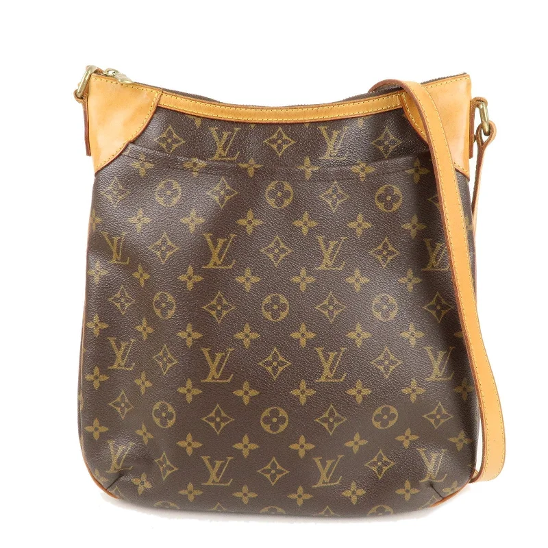 Louis Vuitton Monogram Odeon MM Shoulder Bag Brown M56389