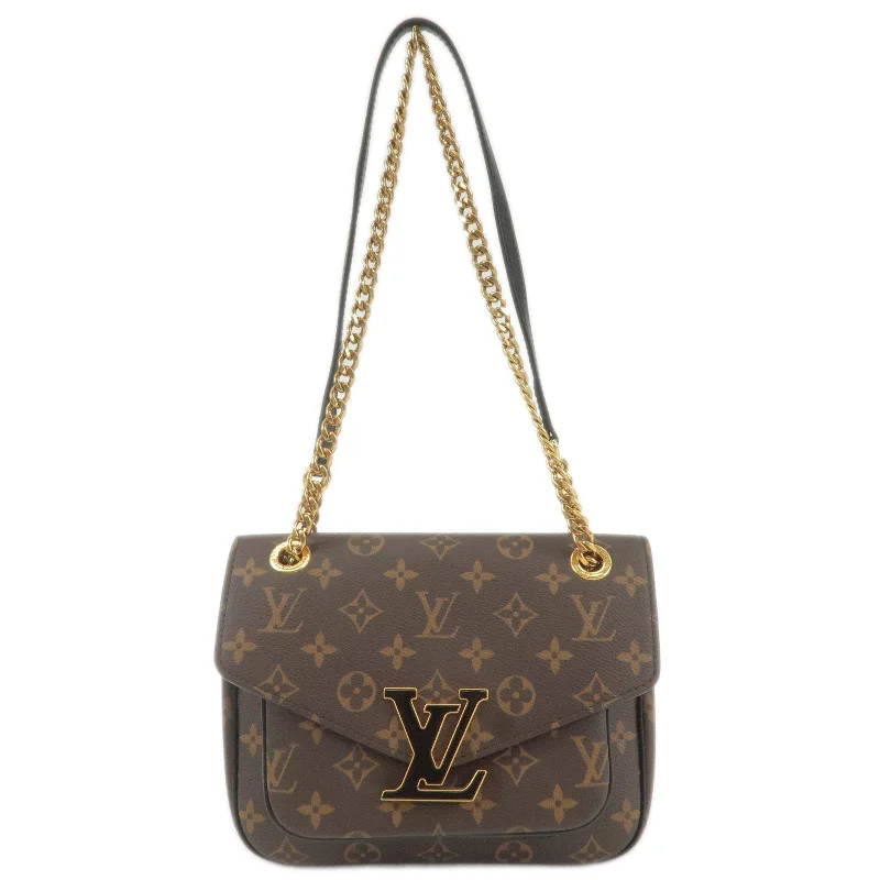 Louis Vuitton Monogram Passy Crossbody Chain Shoulder Bag M45592