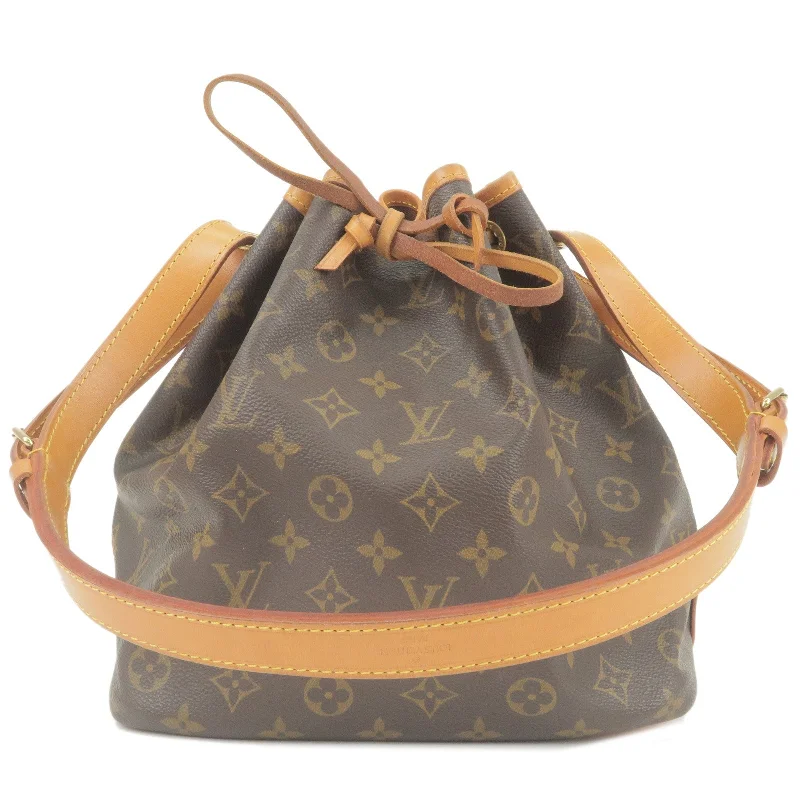 Louis Vuitton Monogram Petit Noe Shoulder Bag M42226