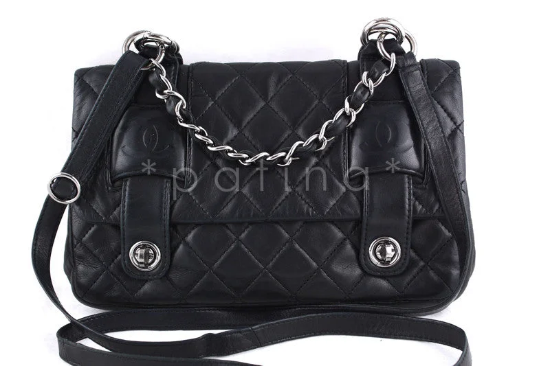 Chanel Black In the Mix Messenger Flap Bag