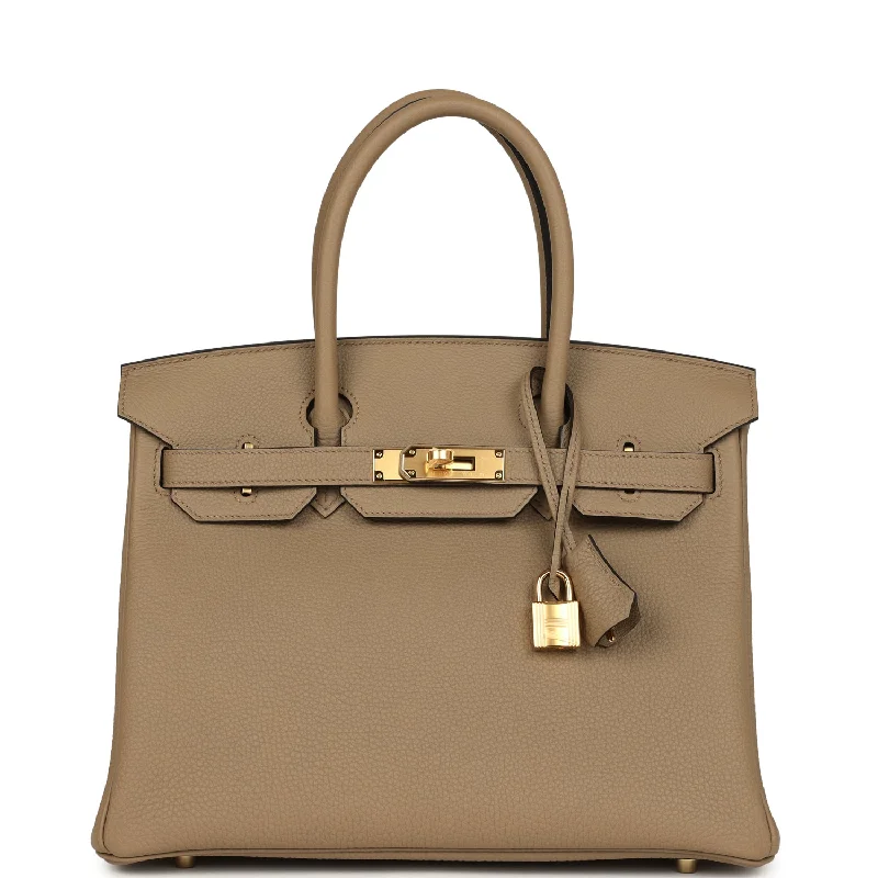 Hermes Birkin 30 Beige Marfa Togo Gold Hardware