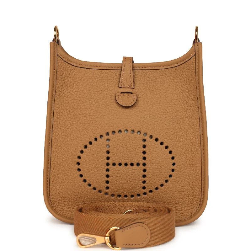 Hermes Evelyne TPM Biscuit Clemence Gold Hardware