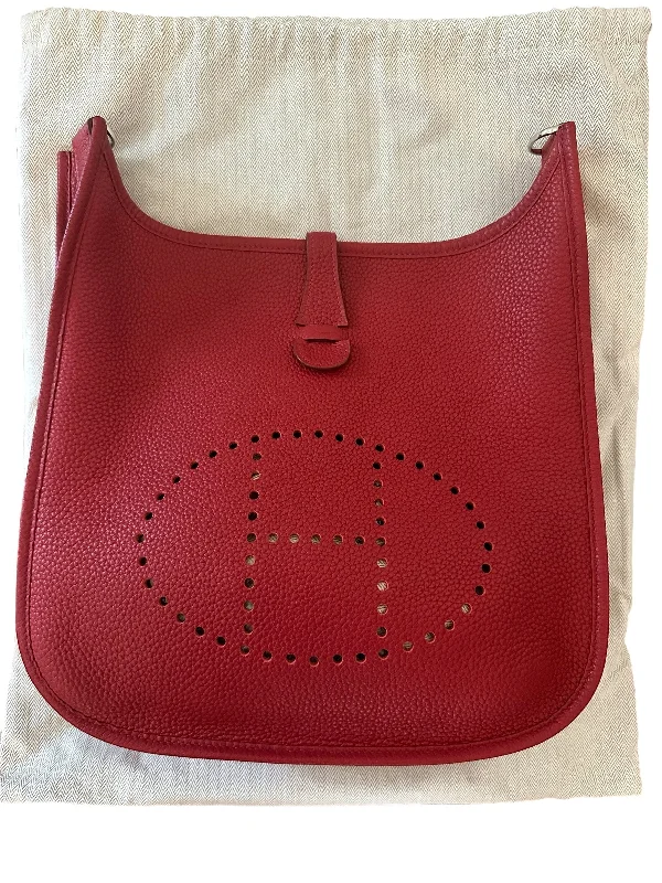 Hermes Red Clemence PM