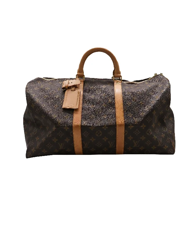 Louis Vuitton Monogram Keepall 50 Boston Bag M41426 LV auth 74371 DXBS0550