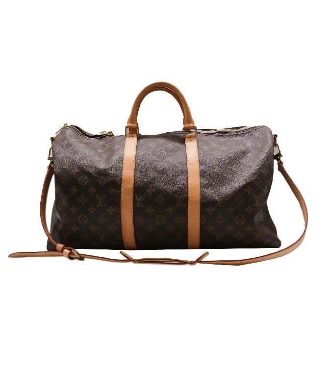 Louis Vuitton Monogram Keepall Bandouliere 50 Boston Bag LV Auth yk13457A DXBS0553