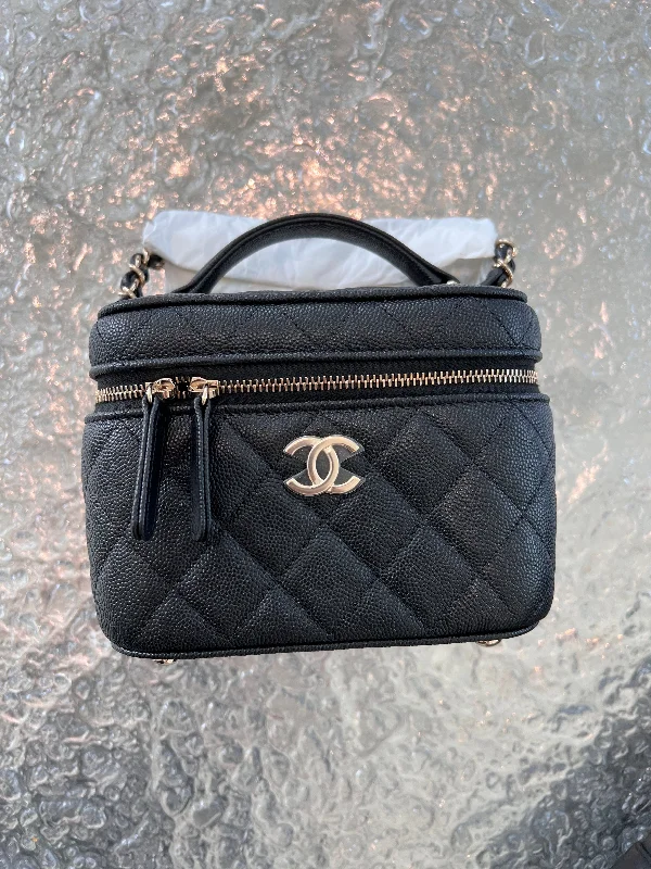 Chanel Vanity Caviar Black GHW SYC1198