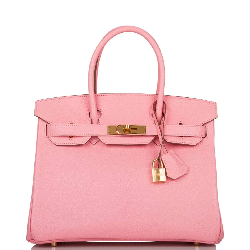 TEST Hermes Rose Confetti Chevre Birkin 30cm Gold Hardware